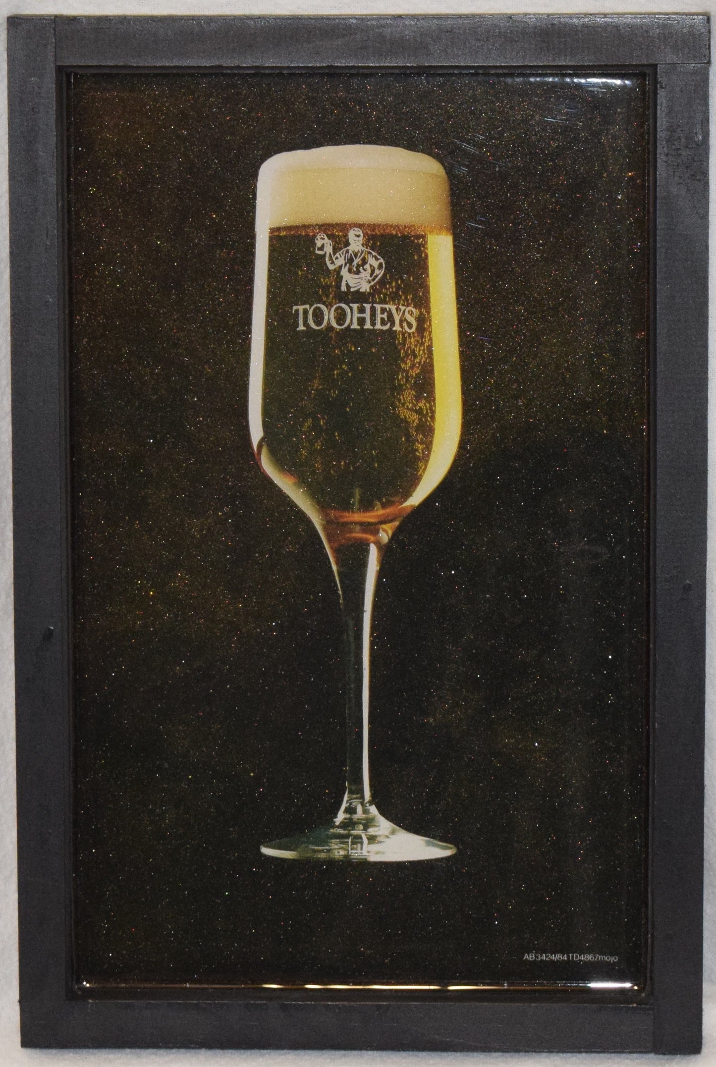 Tooheys - Pub/Bar -Artistic Resin finish - Framed Original Retro Print