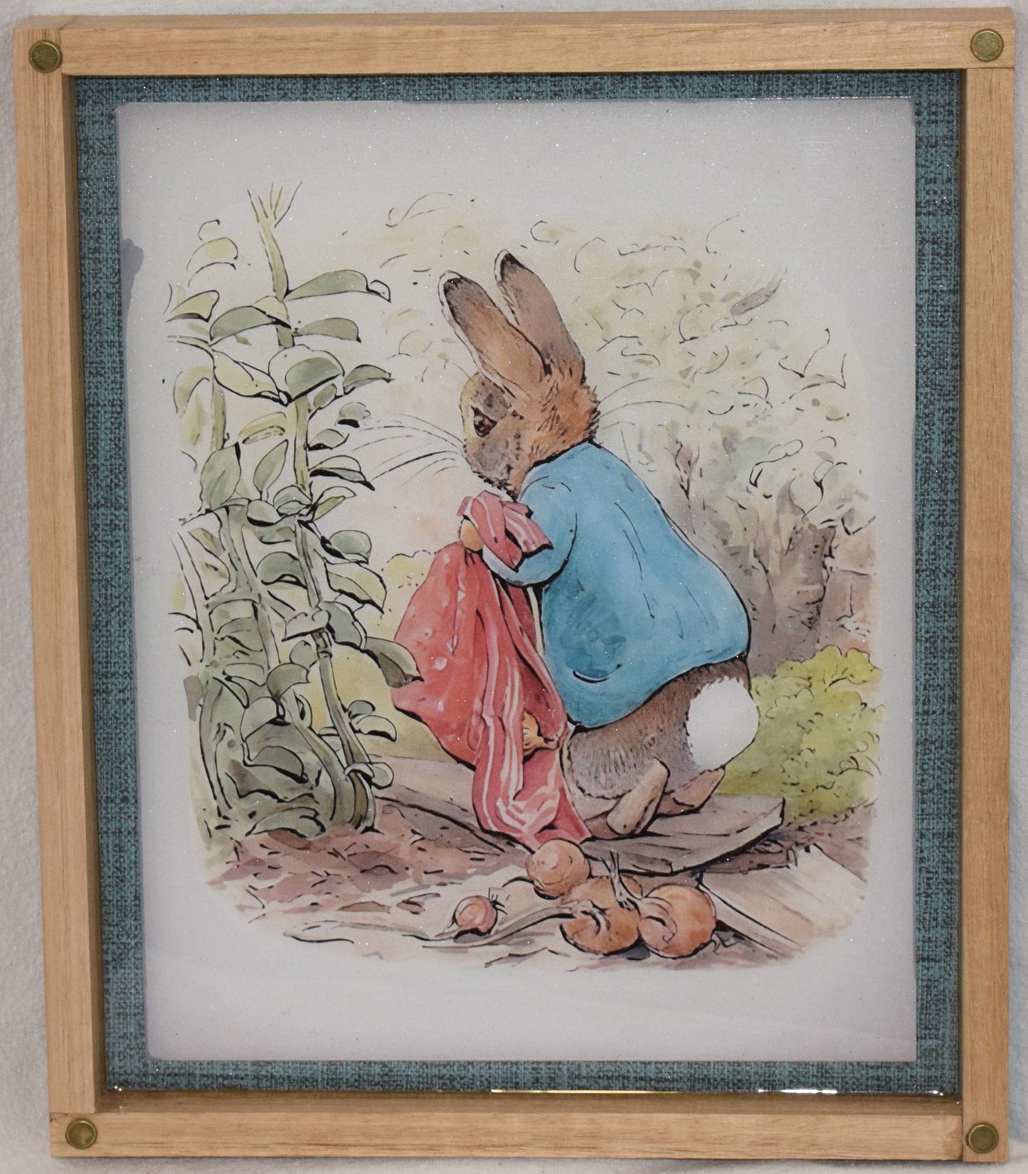 Peter Rabbit - with Artistic Resin finish - Framed Wall Art
