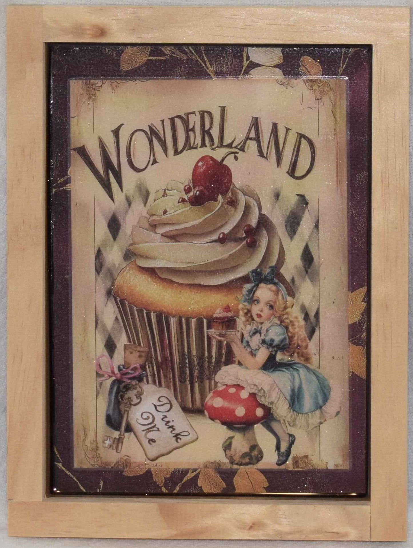 Wonderland with Artistic Resin finish Framed Wall Art