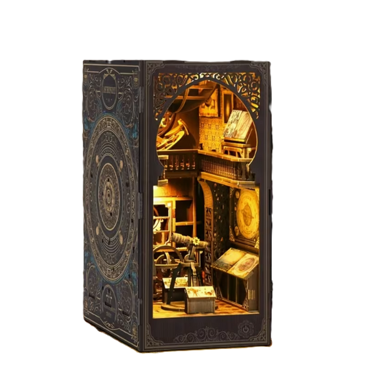 Miniature World of the Astronomy Museum - Book Nook DIY Kit with Touch sensitive Lights