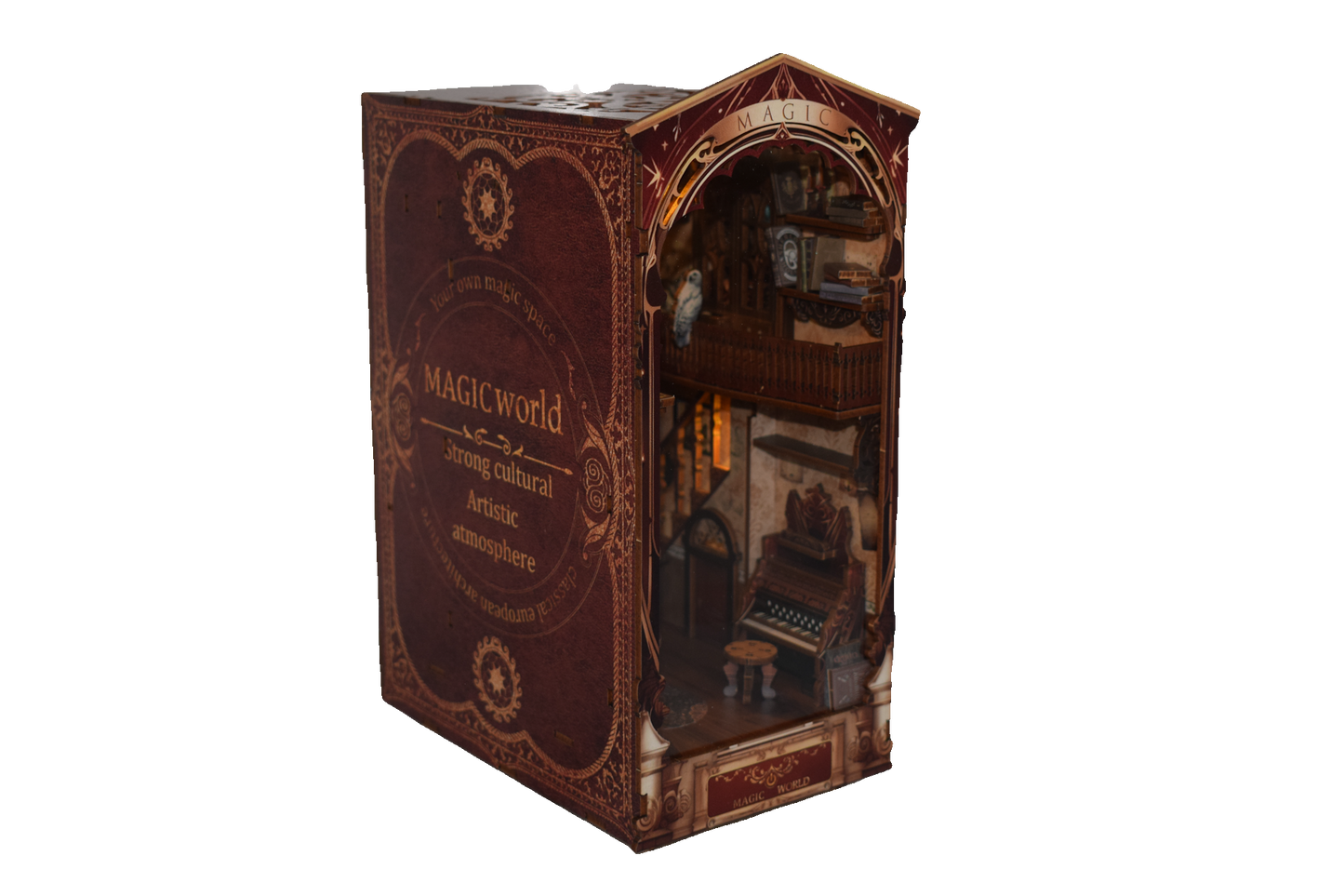 Magic World - Miniature Book Nook with Touch sensitive Lights