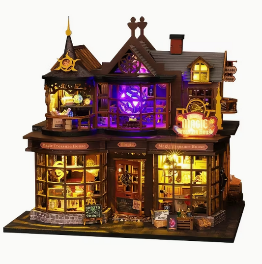 Magic Shop - Magic Treasure House DIY Kit with LED lighting