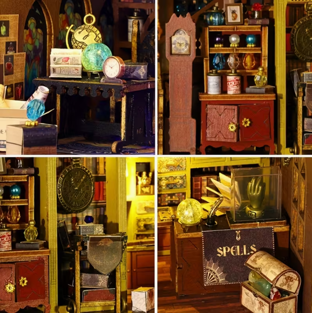 Magic Shop - Magic Treasure House DIY Kit with LED lighting