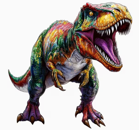 T-Rex Wooden Puzzle - Wall Art