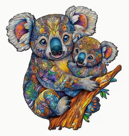 Koala Wooden Puzzle - Wall Art
