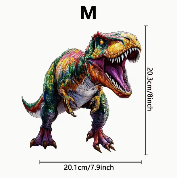 T-Rex Wooden Puzzle - Wall Art