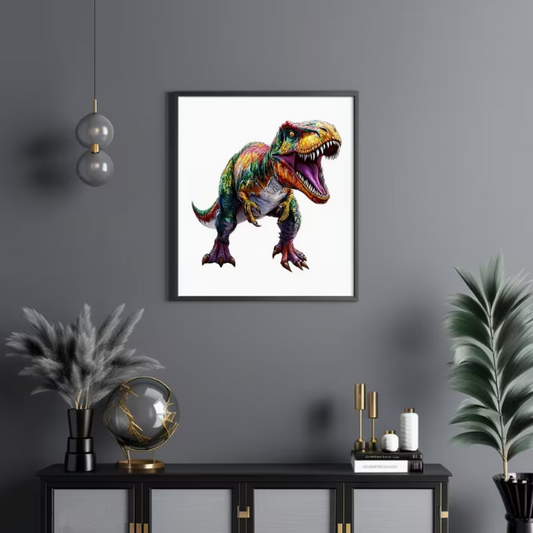 T-Rex Wooden Puzzle - Wall Art
