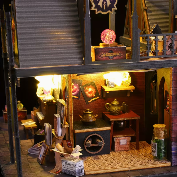 Luna Magic House  Miniature Dollhouse with LED Lights