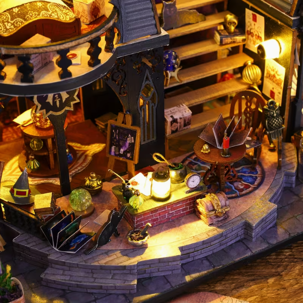 Luna Magic House  Miniature Dollhouse with LED Lights